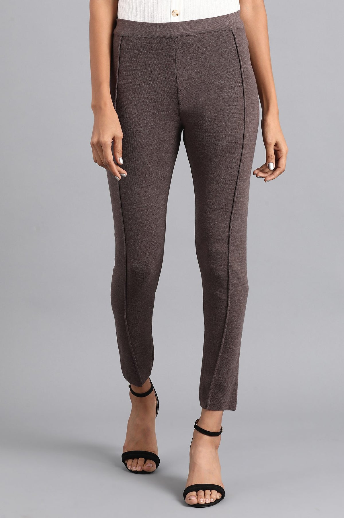 Grey Woollen Tights - WG