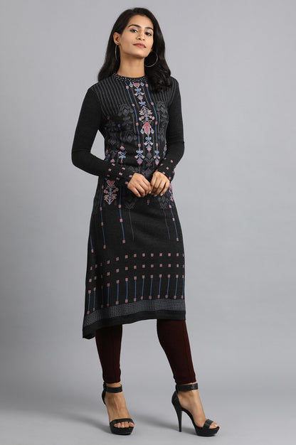 Wine Woollen Leggings