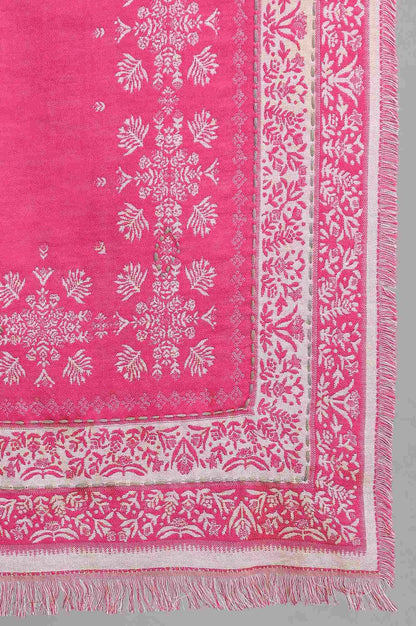 Purple Round Neck Yarn-dyed Winter kurta - wforwoman