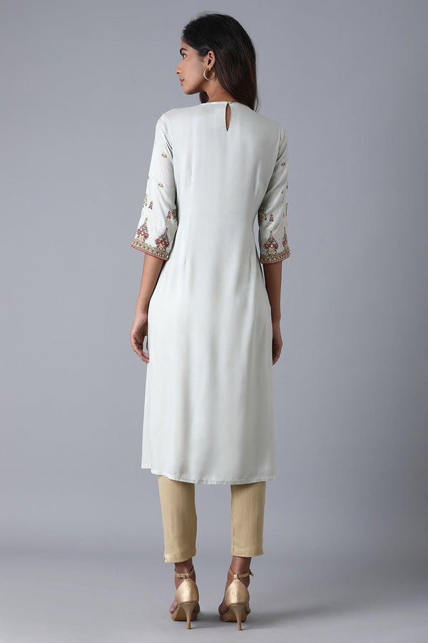 Mint Green A-line kurta