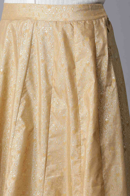 Gold Printed Skirt