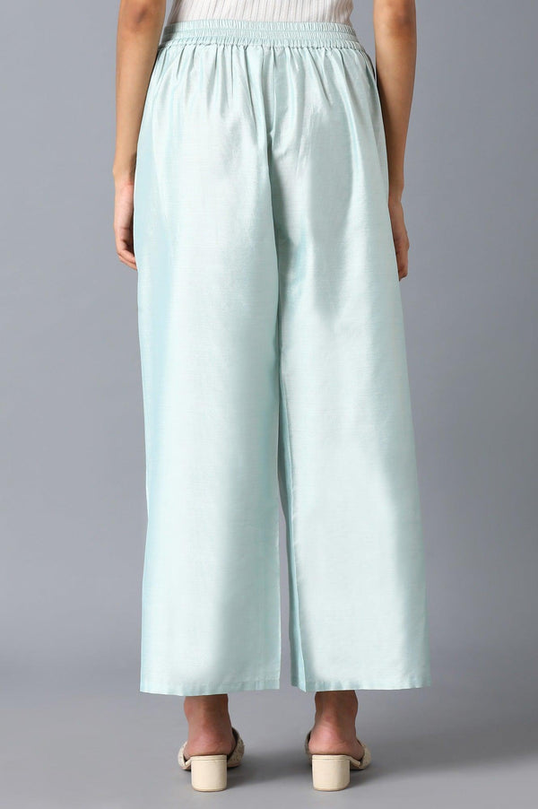 Teal Parallel Pants
