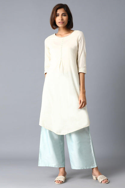 Teal Parallel Pants - wforwoman