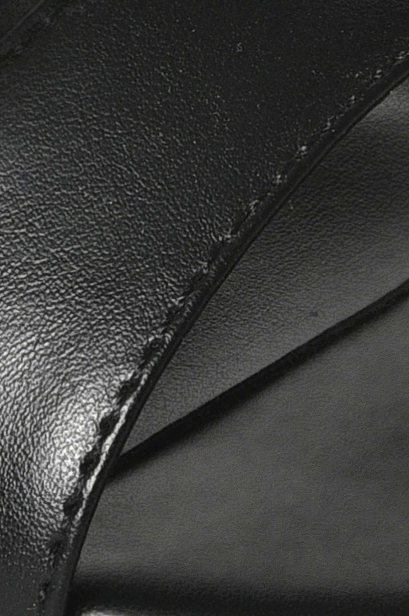 Black Almond Toe Laser Cut Wedge-Wgracie - wforwoman