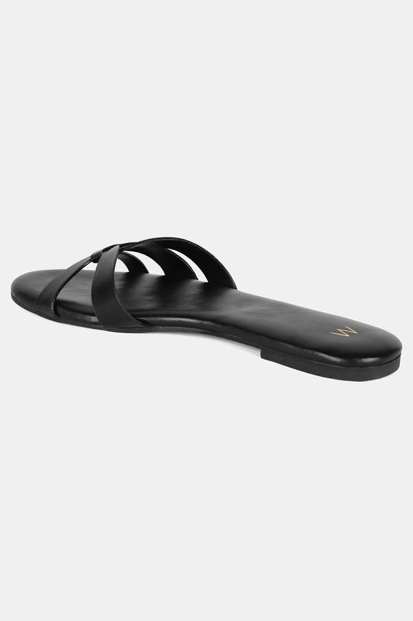 W BLACK Almond Flat-WNATALIE