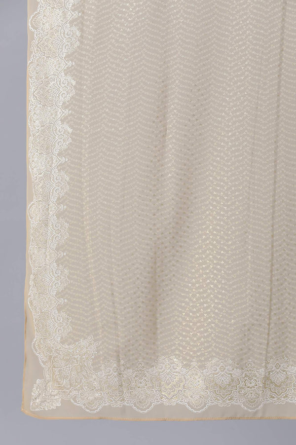 Chilli Red Zari Dobby Straight Kurta-Slim Pant Set With Dupatta