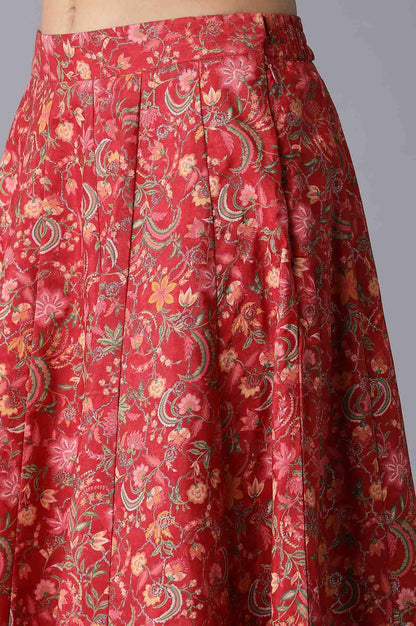 Ecru Bomber Jacket-Kalidar Skirt Set - wforwoman