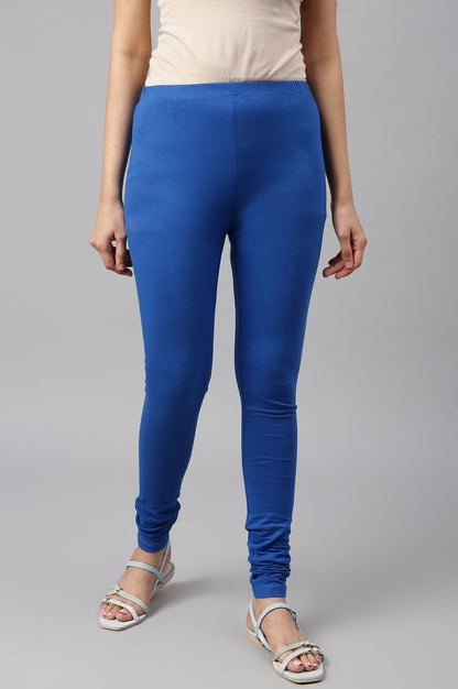 Blue Skin Fit Churidar