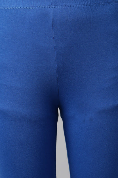 Blue Skin Fit Churidar