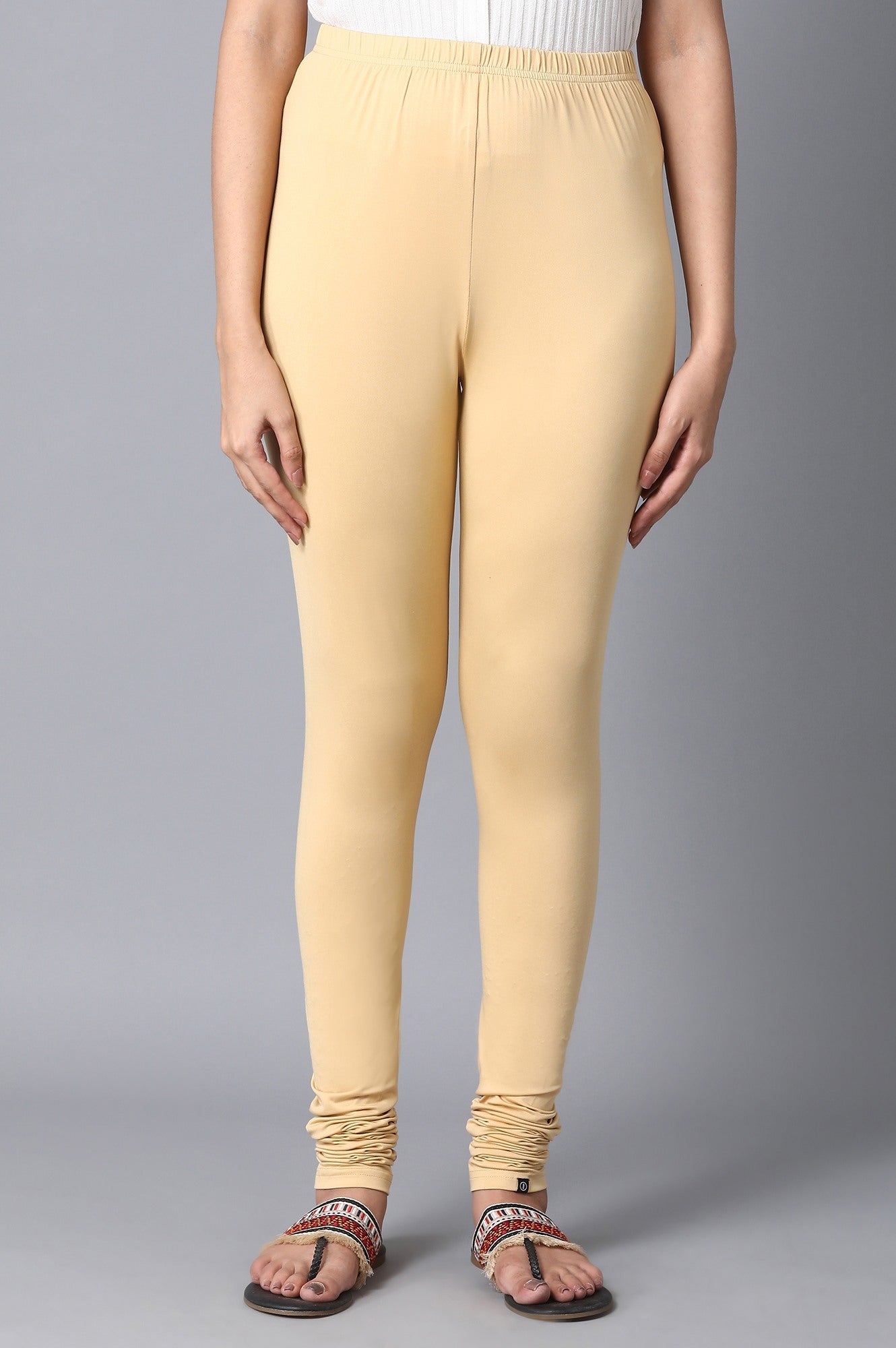 Gold Cotton Churidar