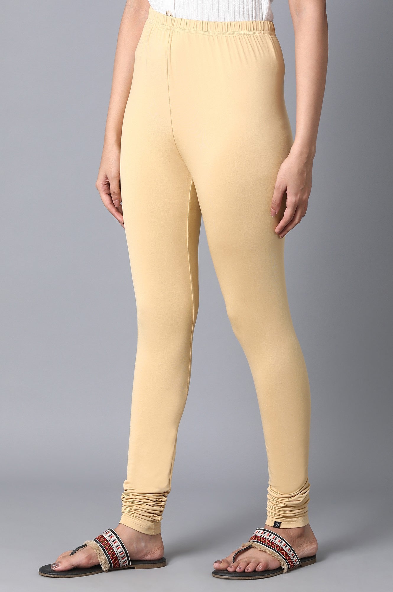 Gold Cotton Churidar