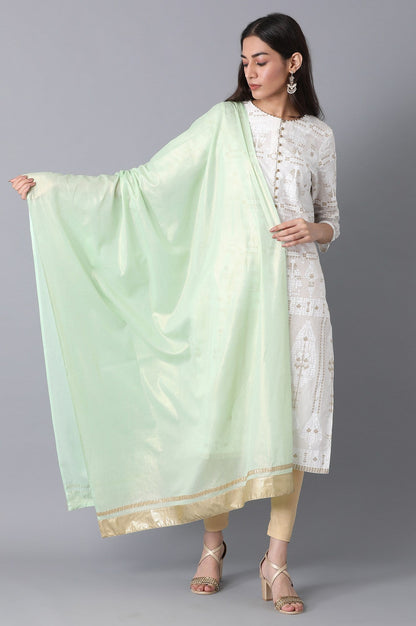 Green Voile Dupatta