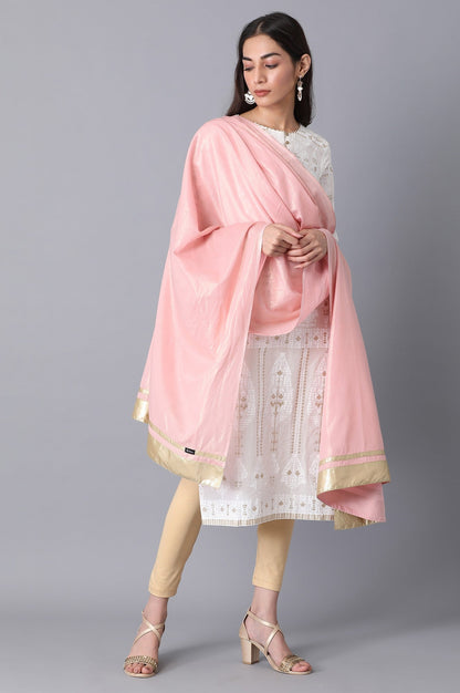 Pink Voile Dupatta