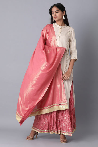 Pink Voile Dupatta