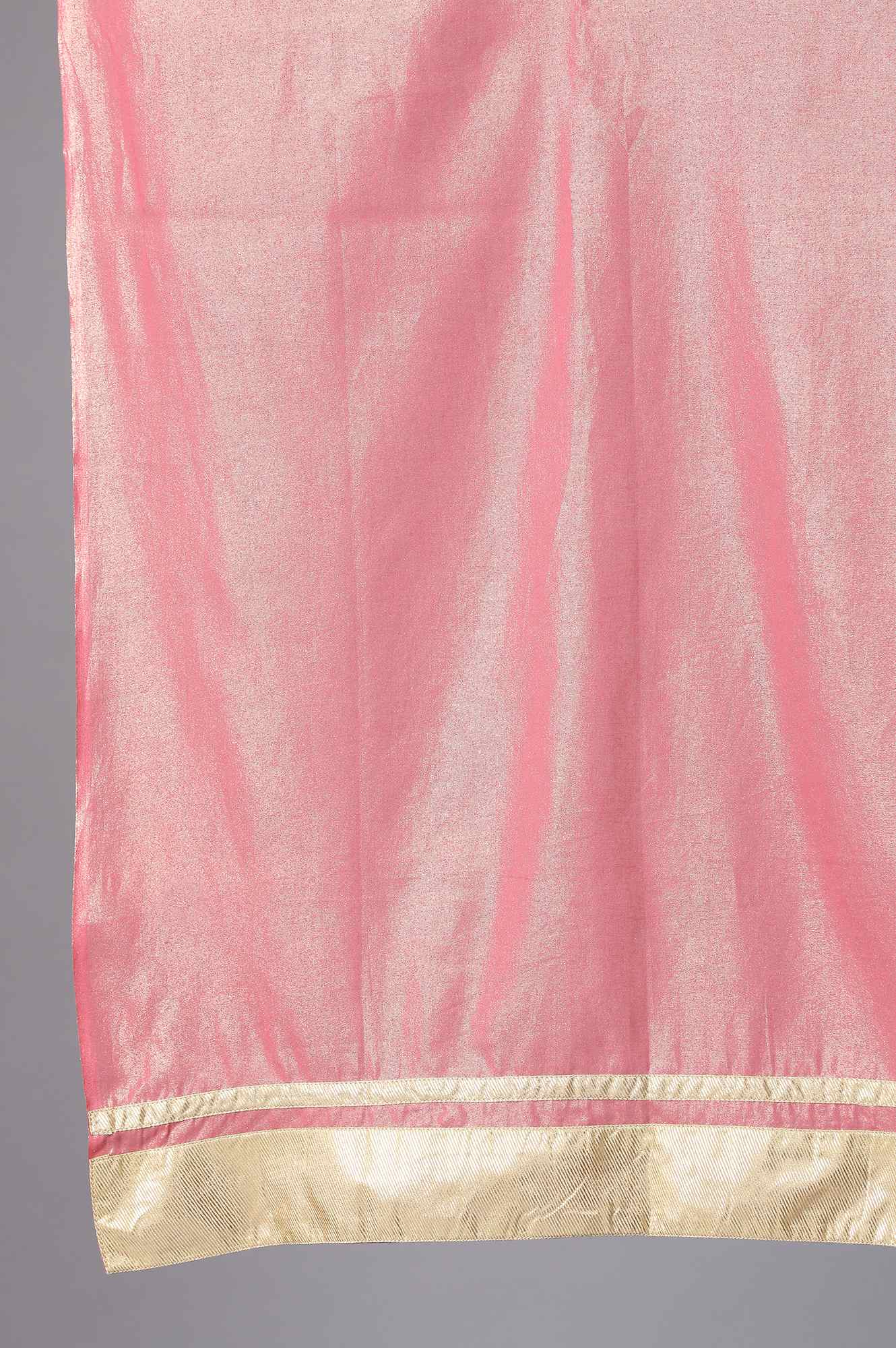 Pink Voile Dupatta