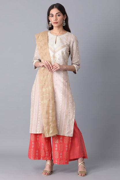 Gold Printed Dupatta