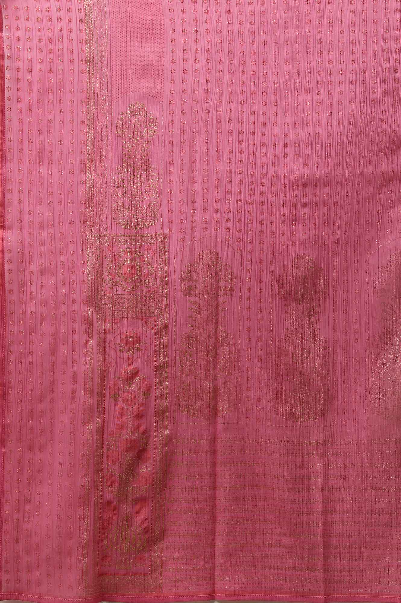 Pink Voile Printed Dupatta