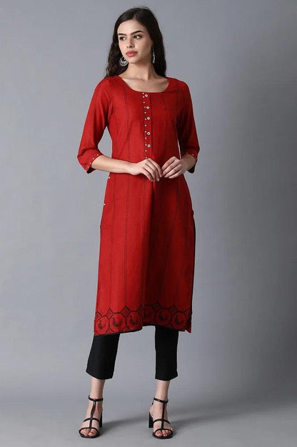 Black Solid Trousers - wforwoman