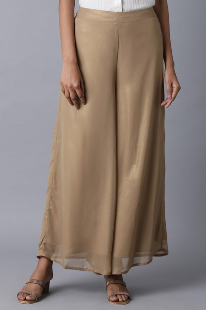 Gold Parallel Pants - wforwoman