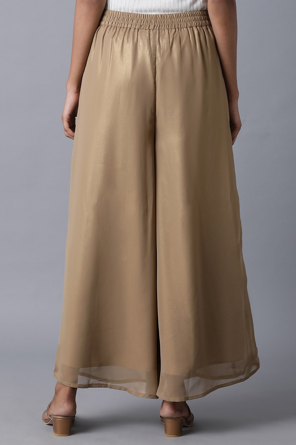Gold Parallel Pants - wforwoman