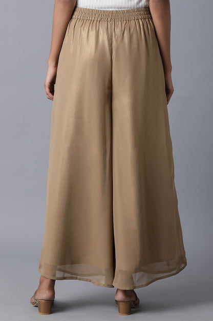 Gold Parallel Pants - wforwoman