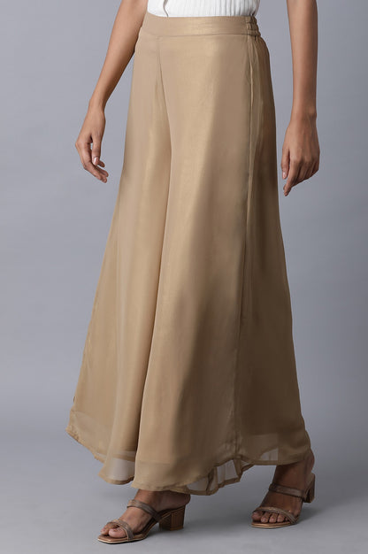 Gold Parallel Pants - wforwoman