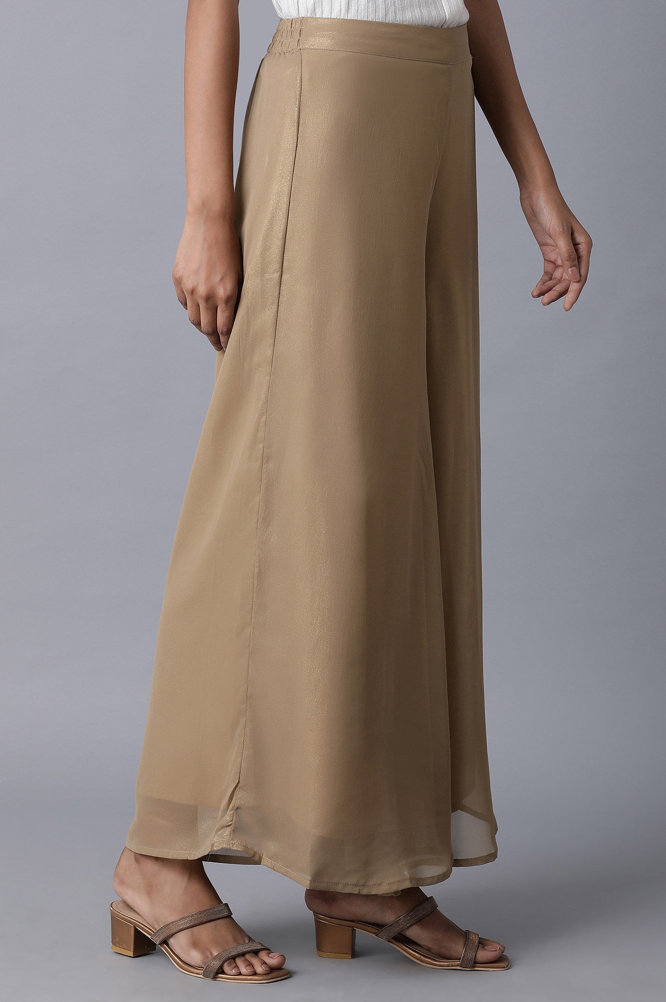 Gold Parallel Pants