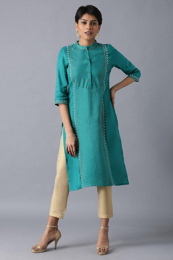 Light Gold Solid Pants