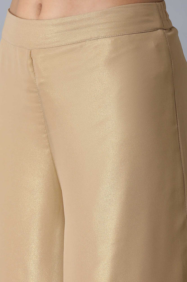 Brown Flared Palazzos