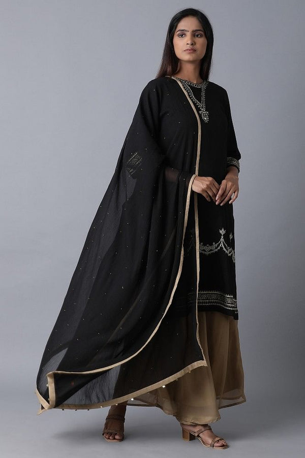 Black Dupatta