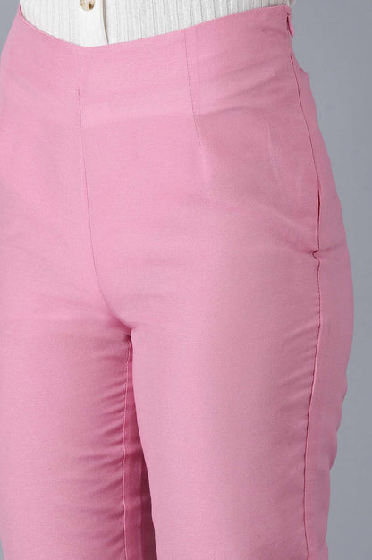 Peach Slim Fit Pants - wforwoman