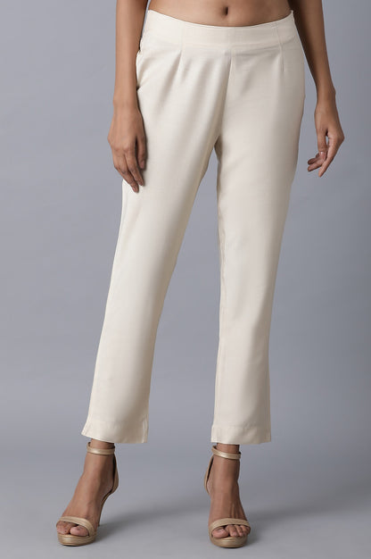 Beige Slim Pants