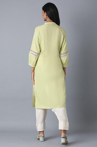 Off-White Straight kurta - wforwoman