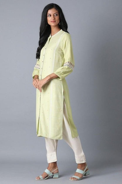 Off-White Straight kurta - wforwoman