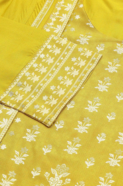 Mustard Yellow Placement kurta - wforwoman
