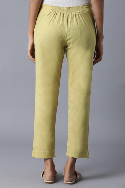 Dark Yellow Classic Slim Pants - wforwoman