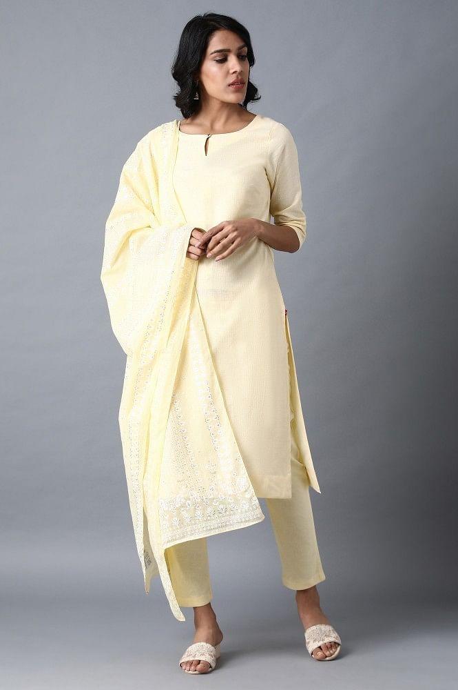 Yellow Slim Pants - wforwoman