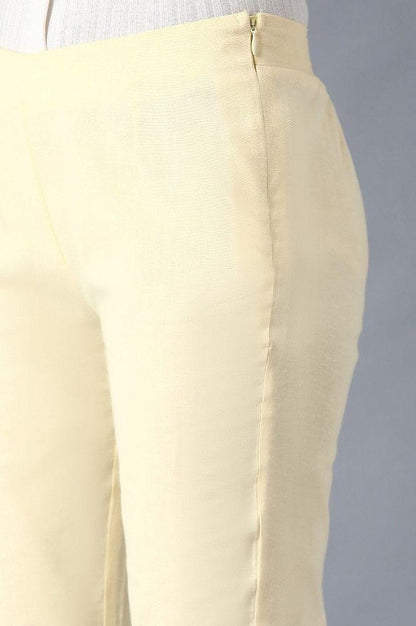 Yellow Slim Pants - wforwoman