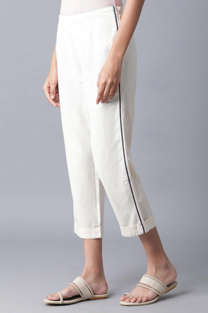 Ecru Carrot Pants - wforwoman