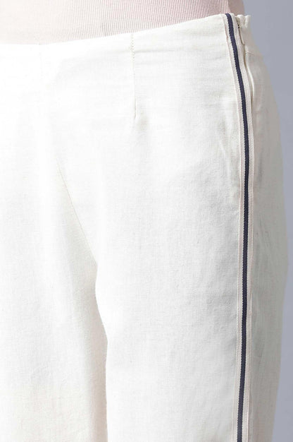 Ecru Carrot Pants - wforwoman