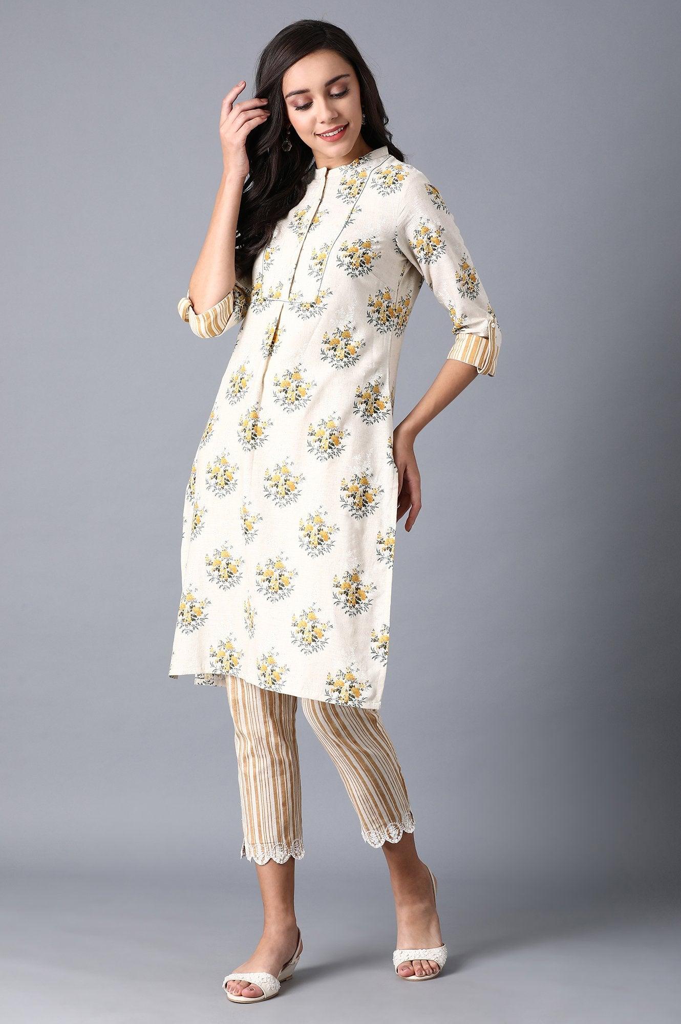 Nugget Gold Stripes Slim Pants - wforwoman