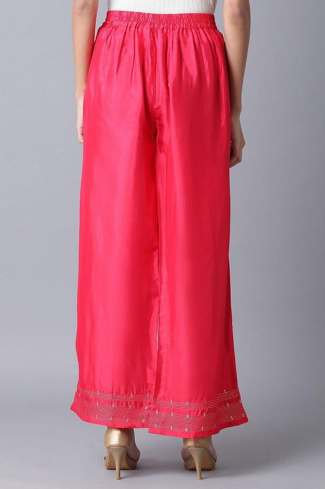 Fuchsia Pink Parallel Pants - wforwoman