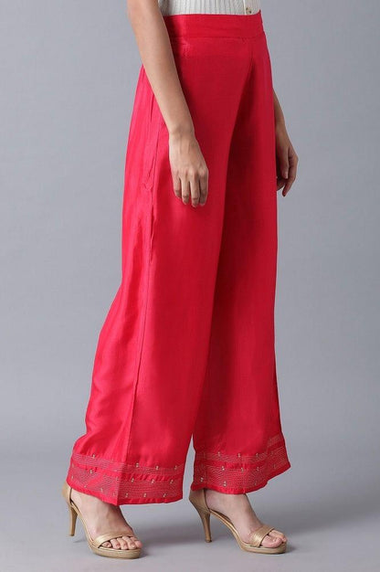 Fuchsia Pink Parallel Pants - wforwoman