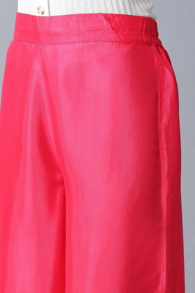 Fuchsia Pink Parallel Pants - wforwoman
