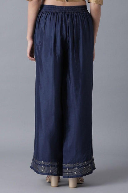 Navy Blue Parallel Pants - wforwoman