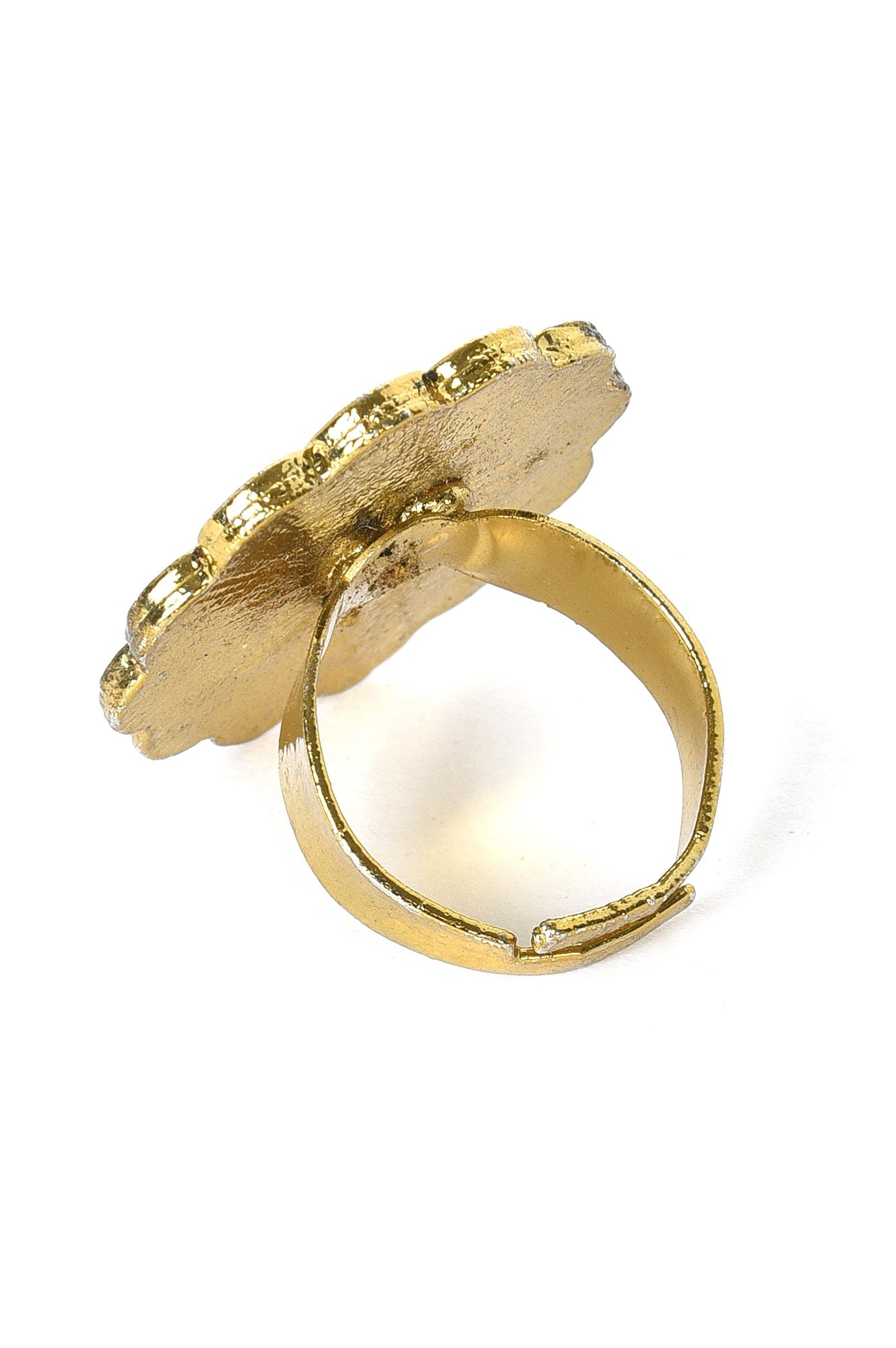 Multi Enamelled Adjustable Women Finger Ring