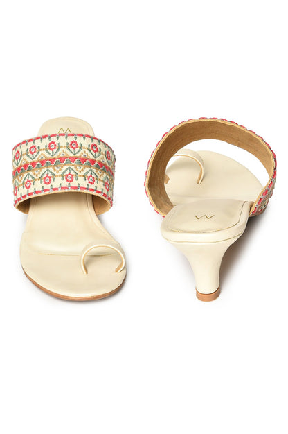 Almond Toe Solid Kitten Heel-WDale