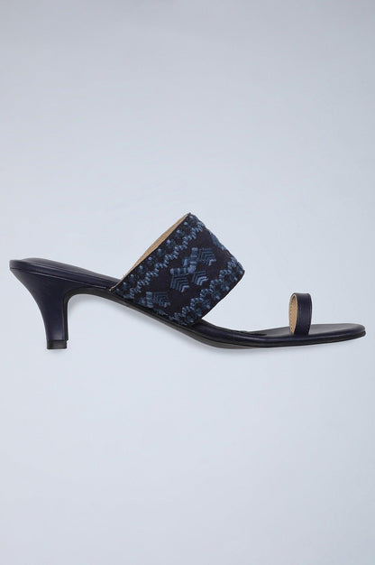 W Navy Almond Toe Kitten Heel-WDale - wforwoman