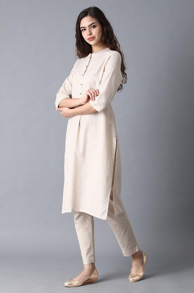 Light Gold Wedge Pumps - wforwoman