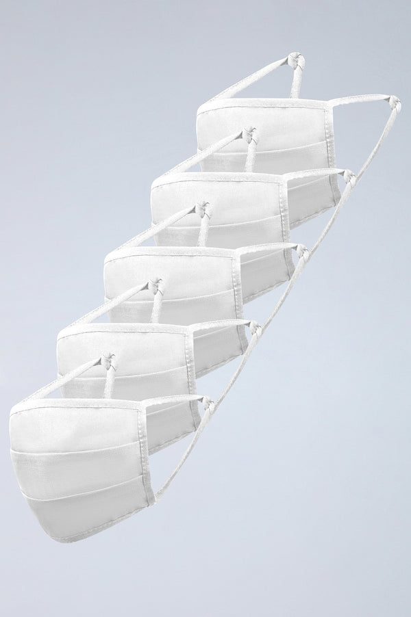 Off White Reusable Cotton Face Mask